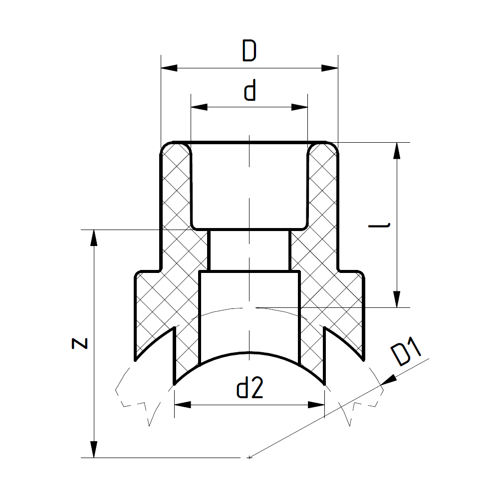 PPr FS Söðull 75x32 Rautt