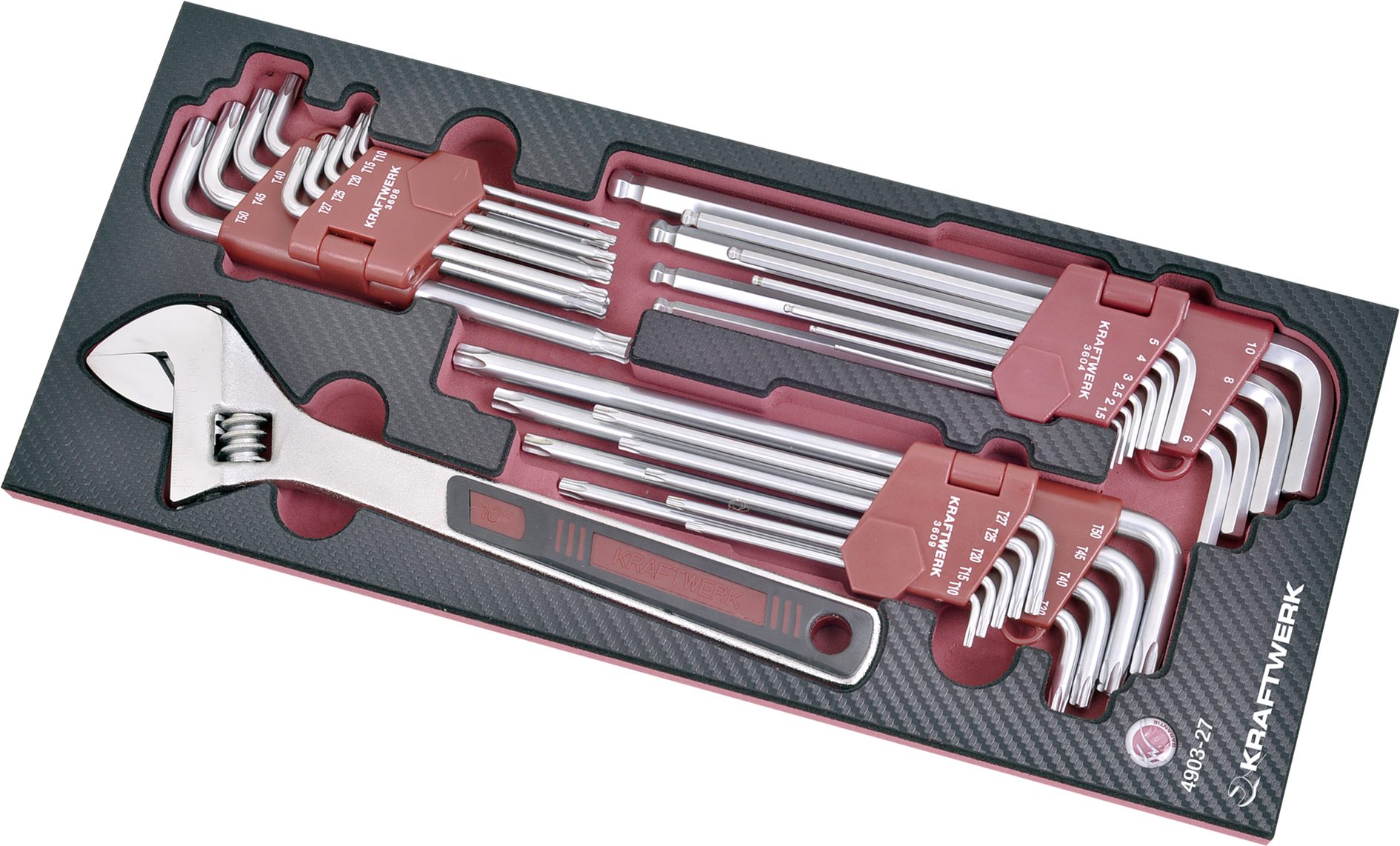 Bakki í skáp 27stk Sexk.torx