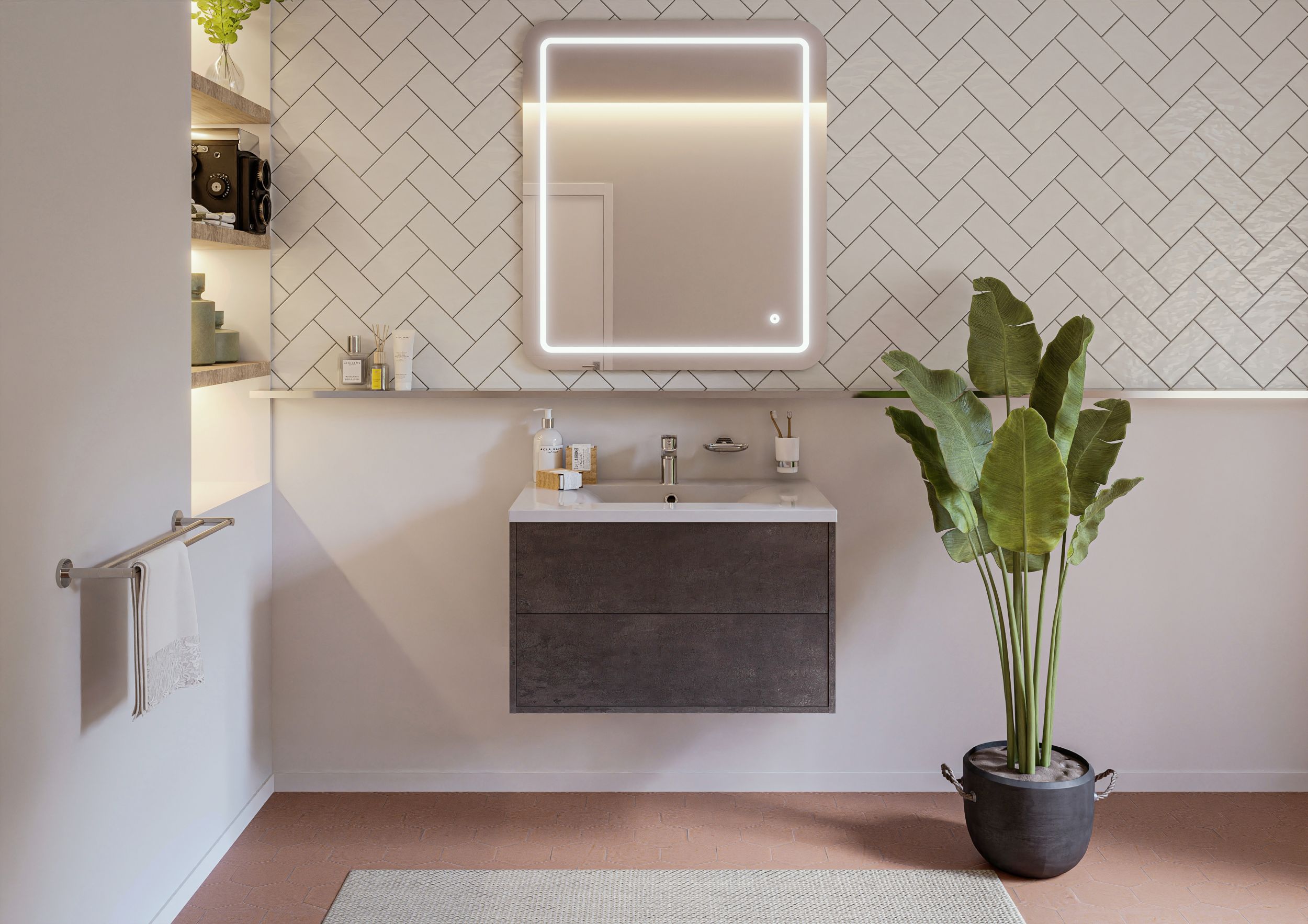 NORTIQ Allibert Soft vaskur 80 cm 