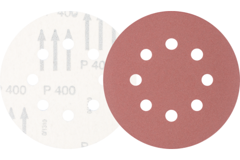 Fiberskífa 125mm 8 gata gr400