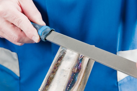 Þjöl, flöt 250mm fín