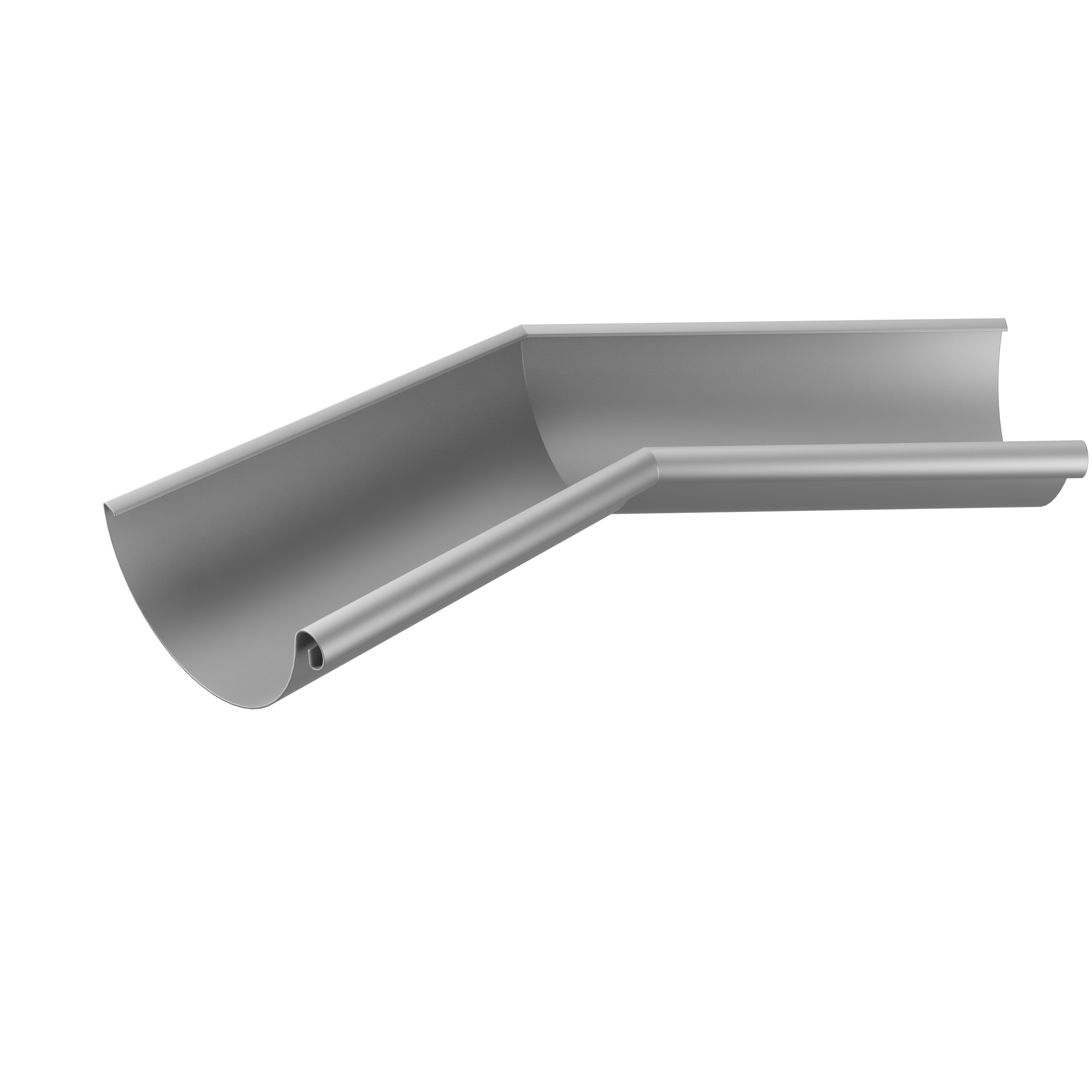 Innhorn 125 45° Silfur Grátt