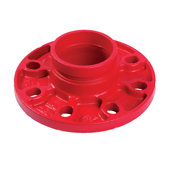 Gróp flangs 8" rauð (ks)