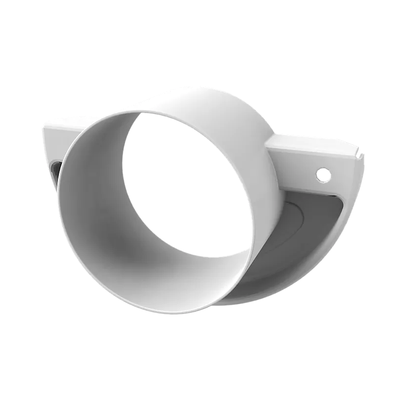 Endabotn með stút Hvítur