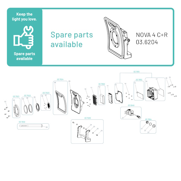 Kastari Led NOVA 4K C+R 400-4000 LM
