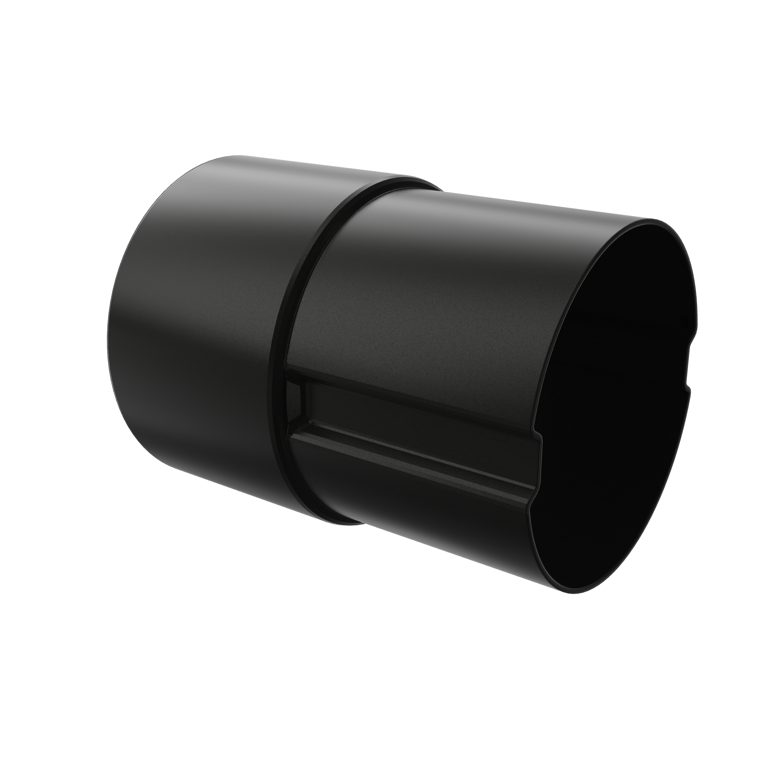 Niðurfalsmúffa 75/70 svört