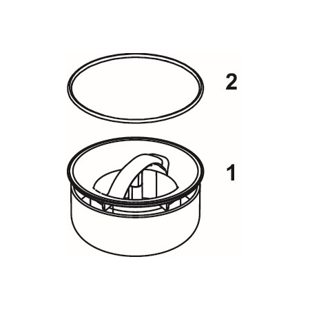 Gólflás 50mm V Flatt TC S110 Gegnumst. m.blöðku