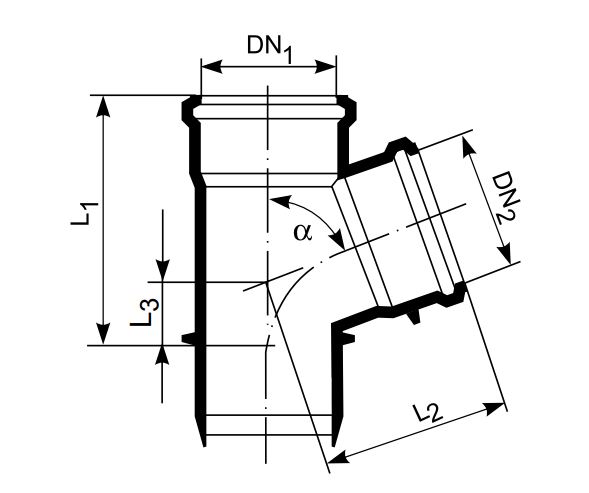 ULTRAdb GREIN 50x50x45°