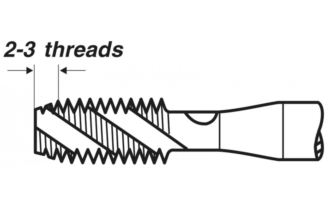 Vélsnittappi snúinn og bor saman í pakka 10mm