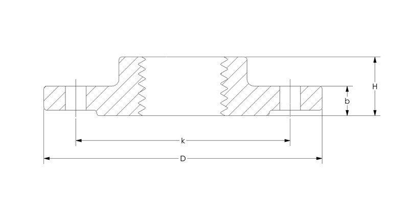 FLANGSAR SNITTAÐIR 3"