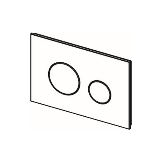 TECE LOOP Hnappur Gler Svart/svart