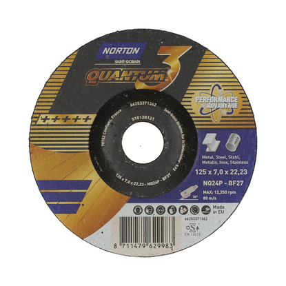 Slípisk 125x7mm.Quantum3 F/Málm