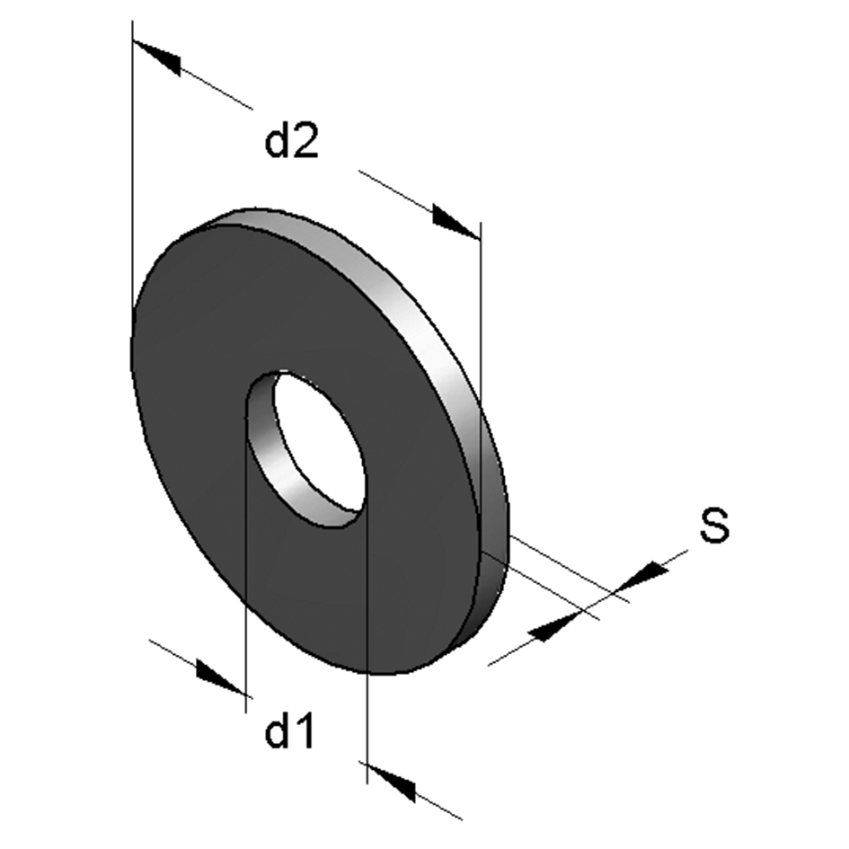 Skinnur 6,4 x 18 x 1,6 mm