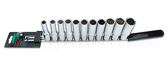 Toppasett á sleða 1/2" djúpir 12p