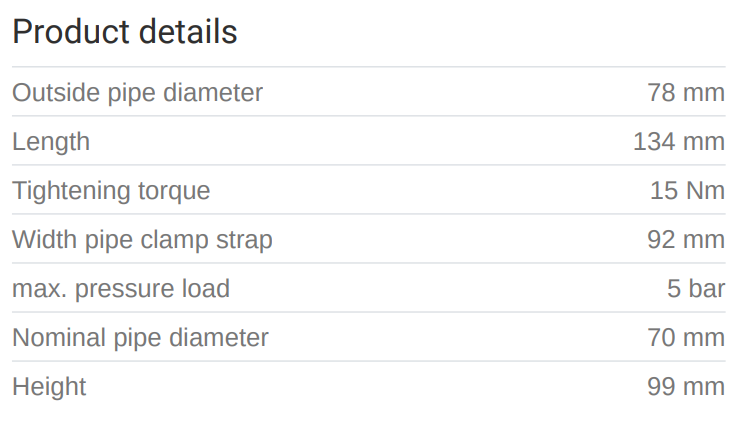 ÖRYGGISKLEMMUR  70MM