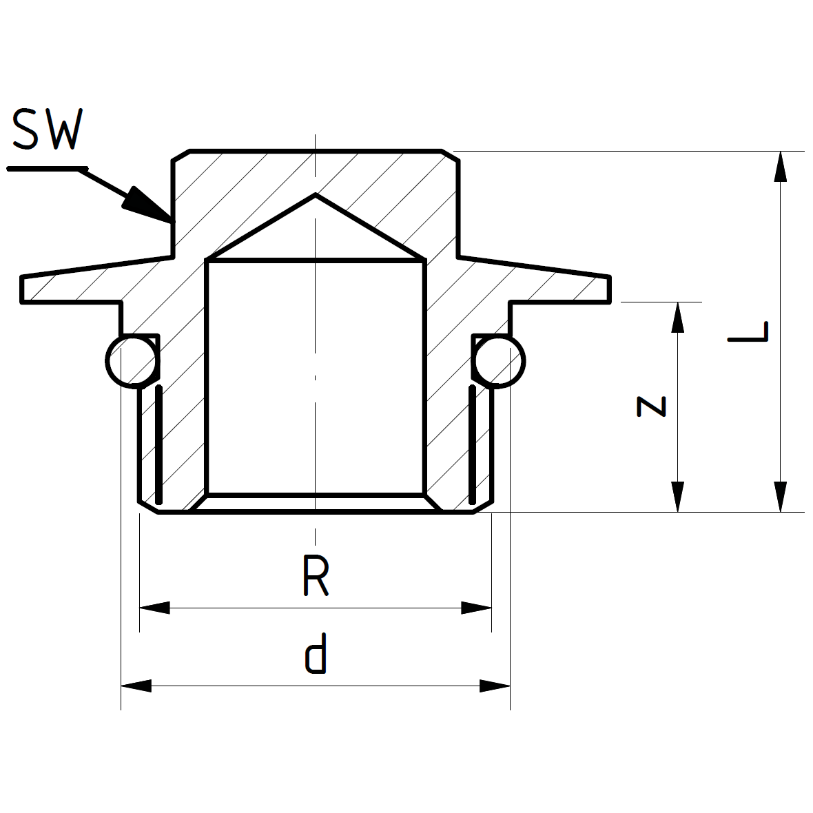 PPr FS Tappi f/sprinkler 1/2"