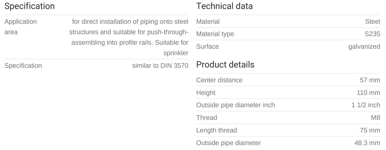 U-Járn sprinkl.11/2"  8x48mm