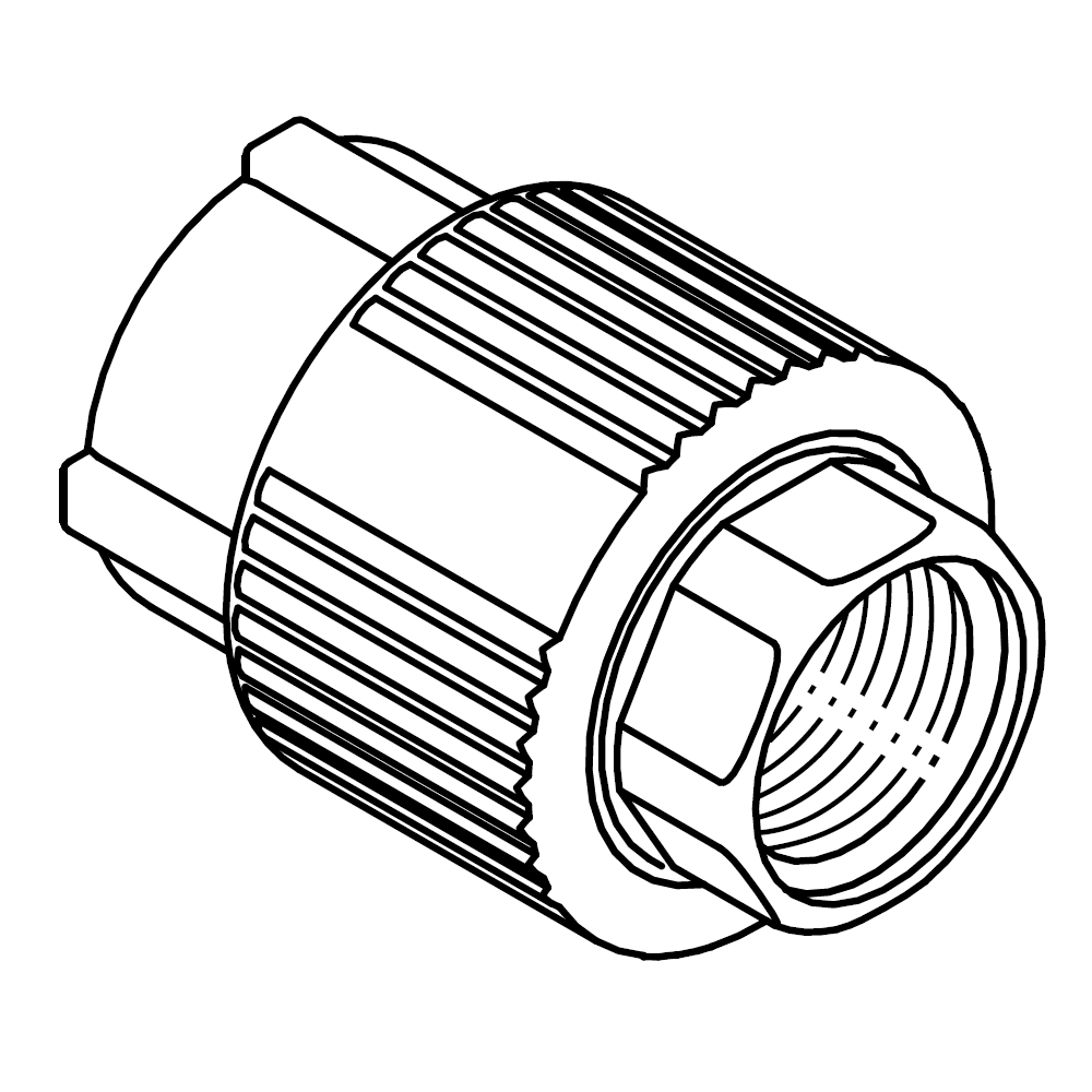 PPr FS M-Tengi 50x11/4" Rautt