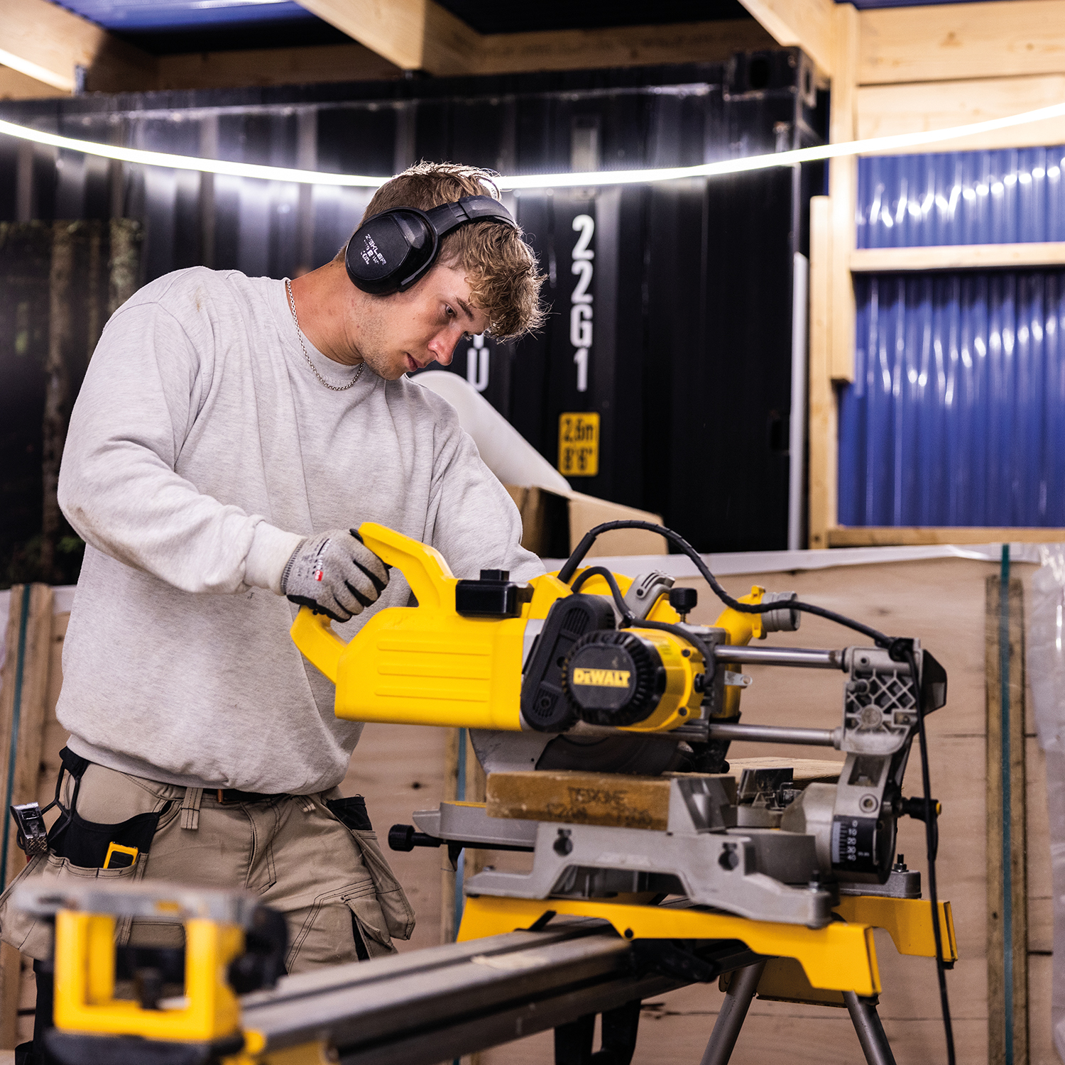 Vinnuljósaborði 25m á trommlu Rope light