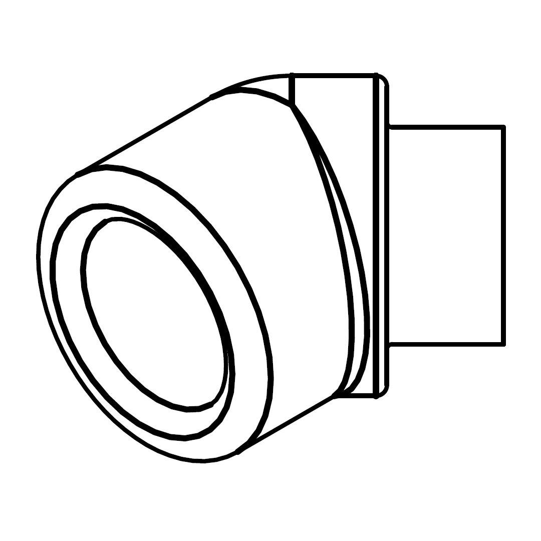 PPr FS N-Hné 32mm 45° Rautt