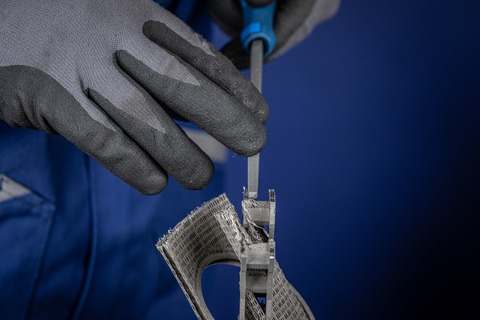 Þjöl, ferköntuð 250mm gróf