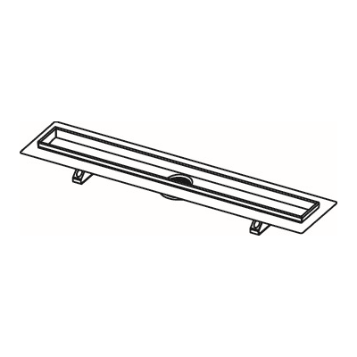 TECE Drain renna 90cm niðurfall