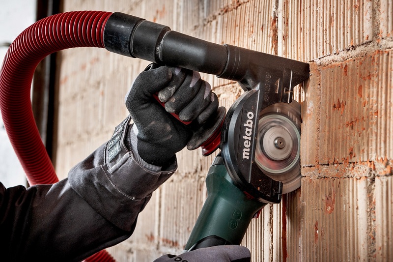 Ryksuguhlíf á 125mm slípirokk