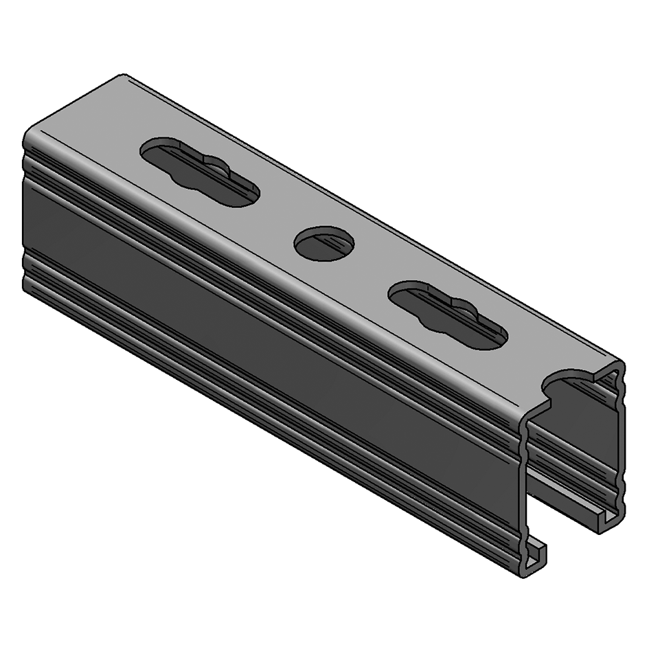 Brautir C 45/60 3mm 6mtr. heit Galv