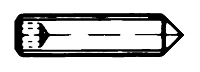 Stoppskrúfa 5x6mm DIN 914