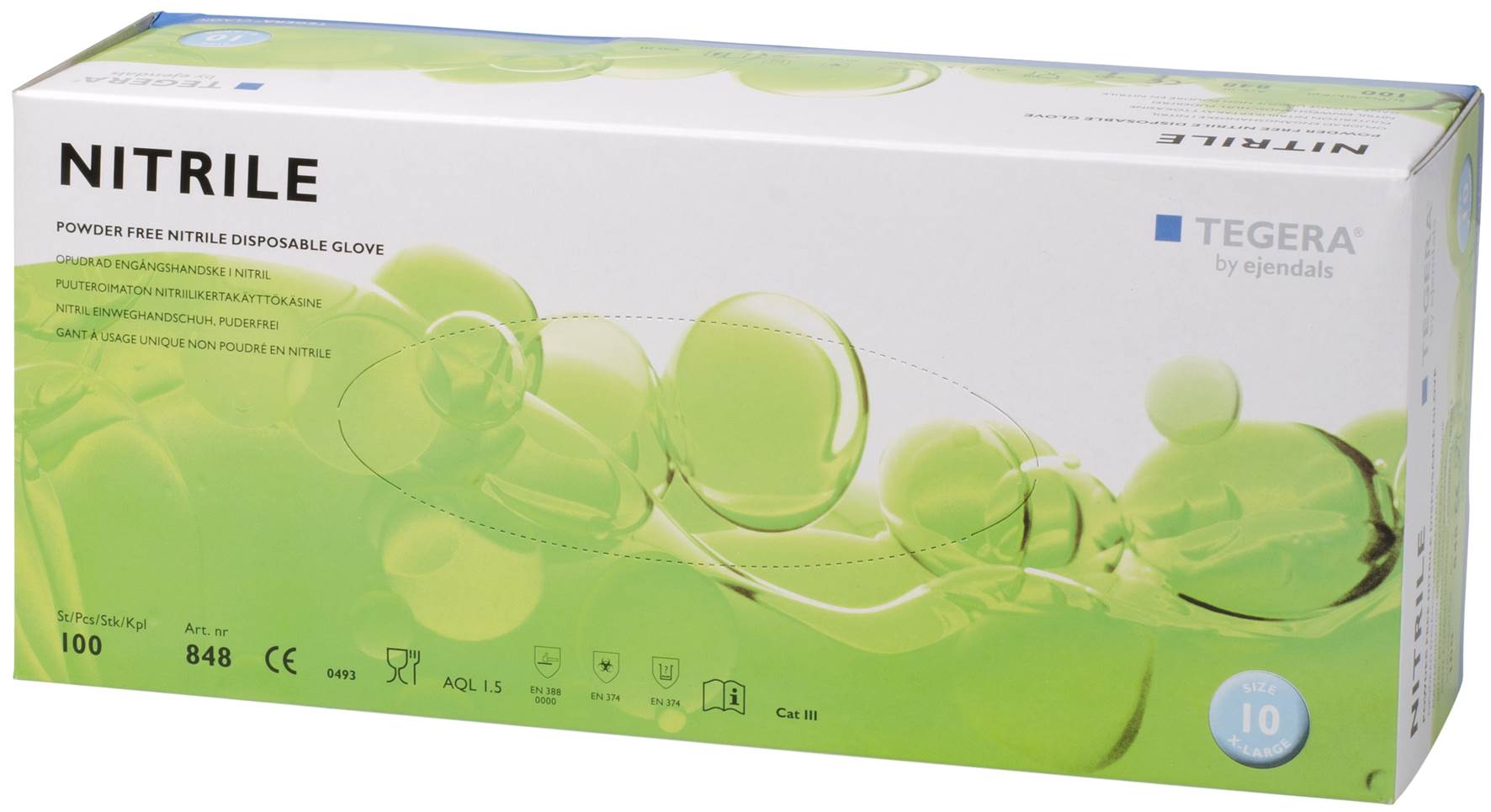 Nitril Ópúðraðir háir XS