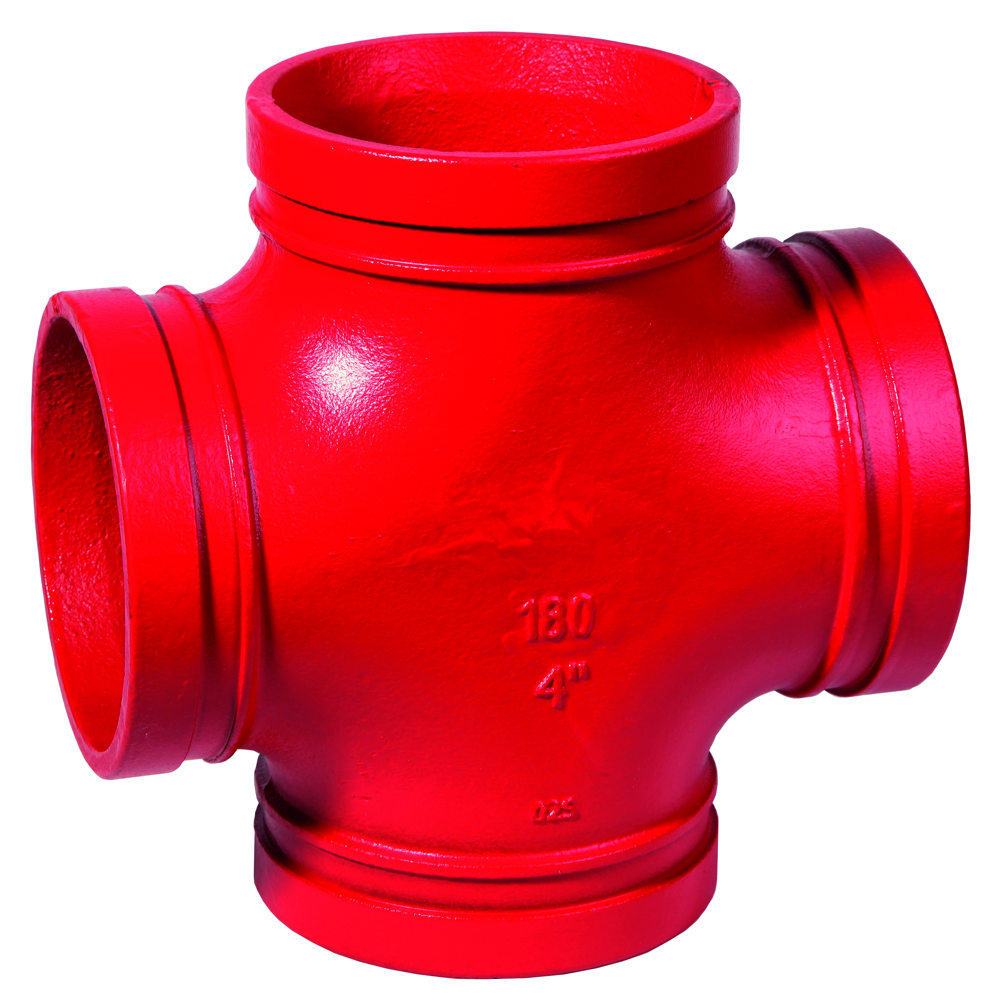 Gróp kross 21/2" rauð (ks)