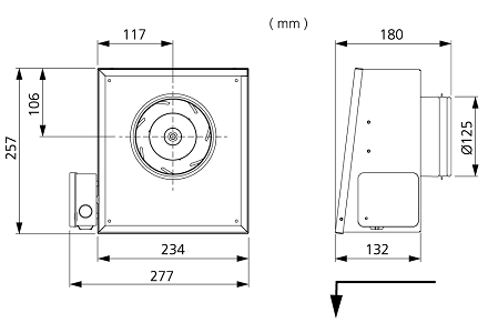 Veggblásari RS 125 C EC