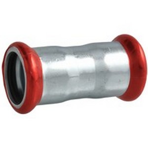 Múffur 22 mm galv/press