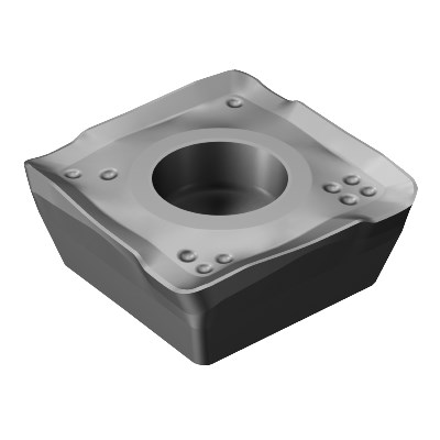 Fræsipl. í Coro-Mill 490  90° ál