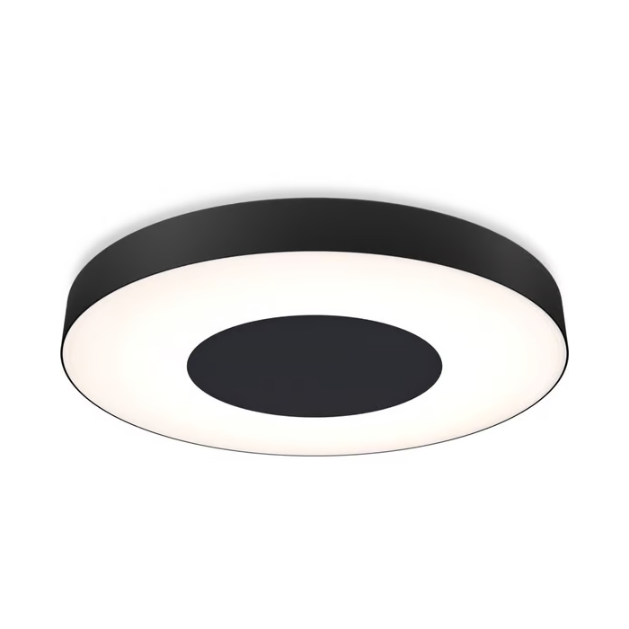 Plejd Svart Loftljós IP44 2000lm TW 22W Ø294 