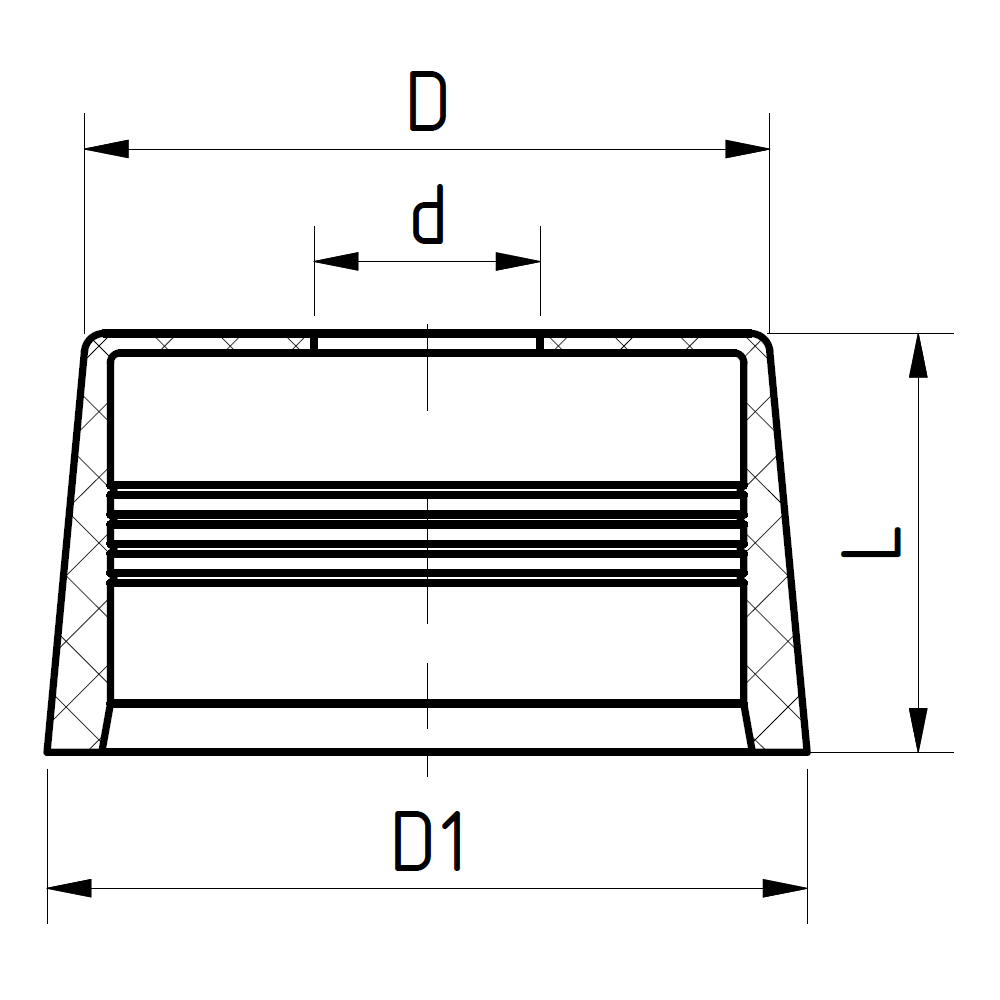 PPr FS Dós f/sprink stút 1/2"