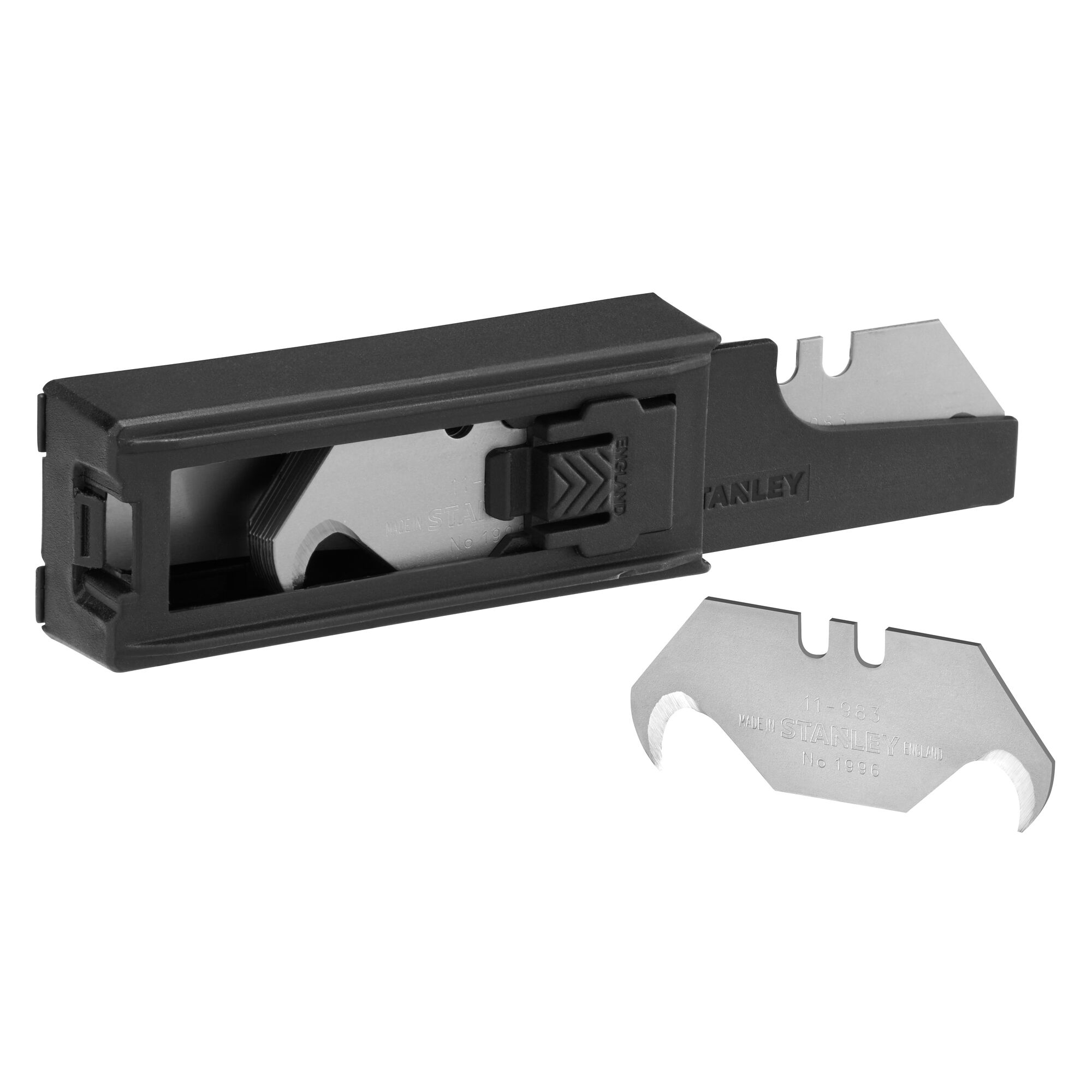 Blöð í dúkahníf trapizu með krækju, 10 stk í pakka