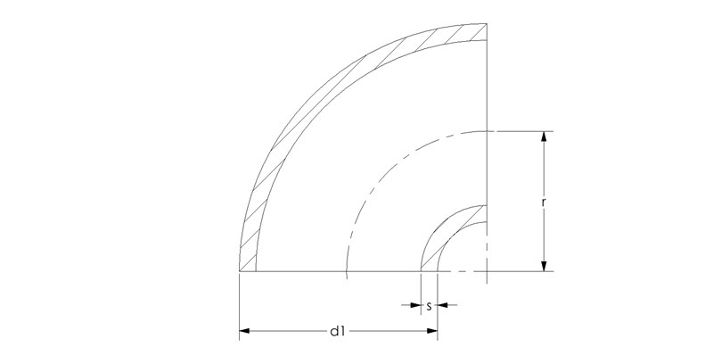 Suðub. 3/4 - 26,9 - 3,2mm  90°