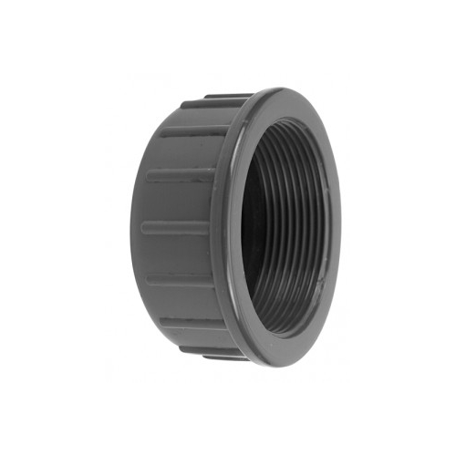 Snittað Lok 2" PN10 UPVC 