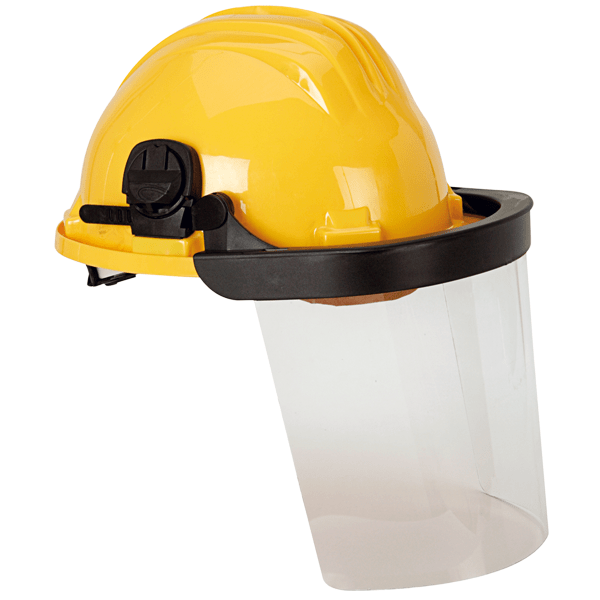 Andlitshlíf á öryggishjálm