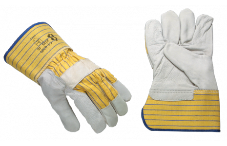 VINNUHANSKAR.LEÐUR FÓÐR.Í LÓFA