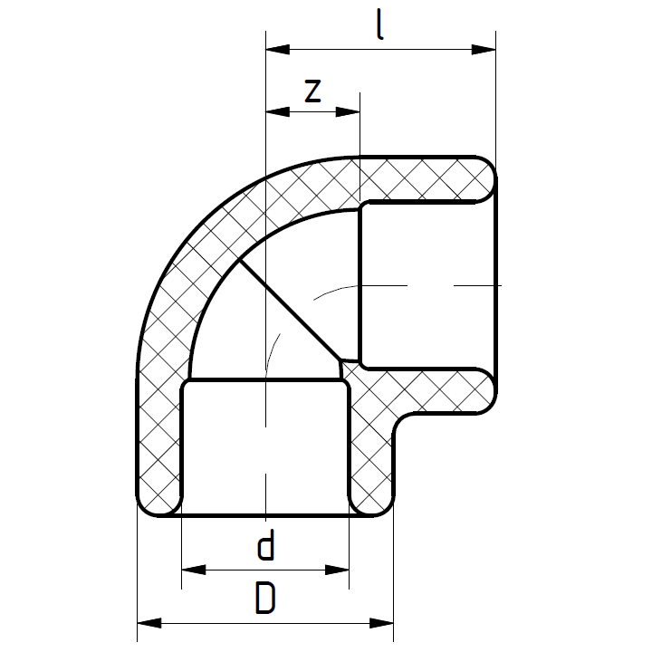 PPr FS Hné 75mm Rautt