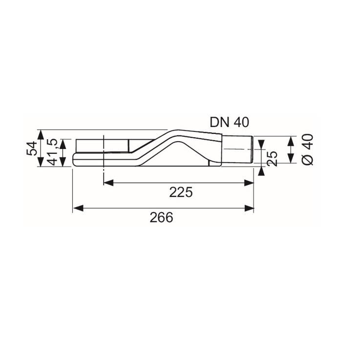 TECE drain Vatnslás 0,51 / 67mm