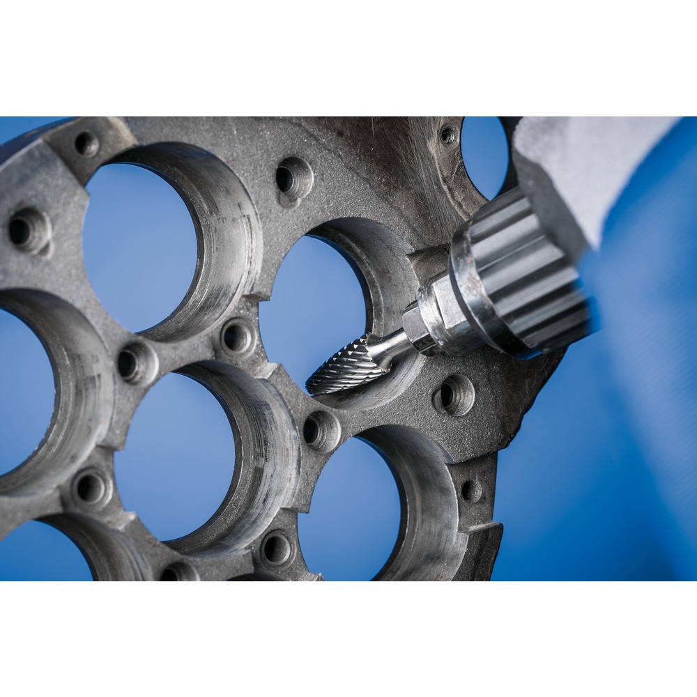 Karbítfræs F  6x18mm stál/pott