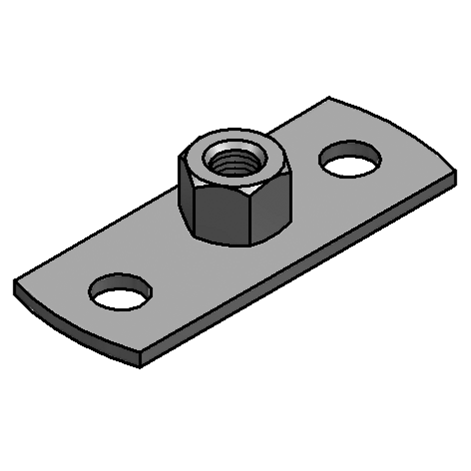 Fótstk.m/ró 8mm 80x30