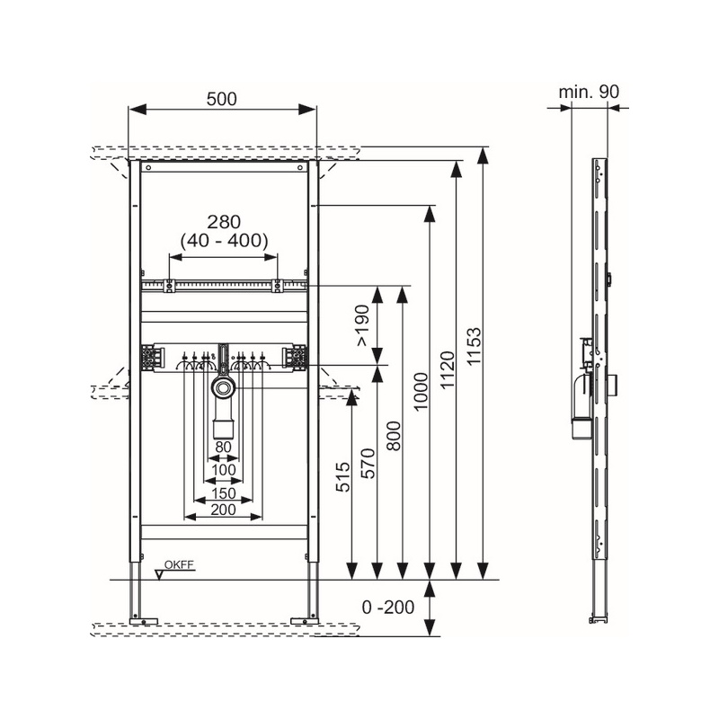 TECE grind f.handlaug