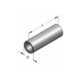 Langrær 10 x 40mm kringlótt (100)