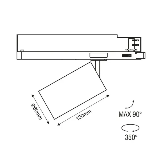 DEA Juno S 970lm/927 svart/gyllt