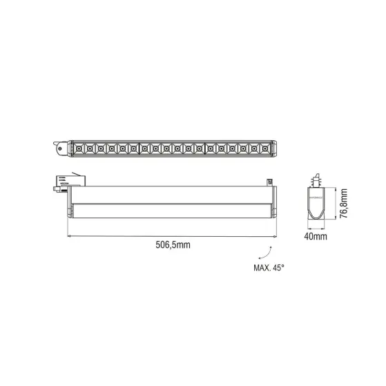 Diciotto Tr 2550Lm/930 30° sv