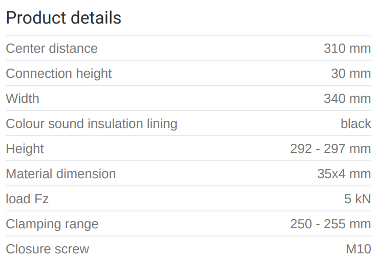 Maxima m/gúmmí 250-255 M16